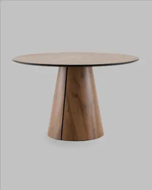 Стол круглый Стивенсон D120 столешница HPL дуб вотан