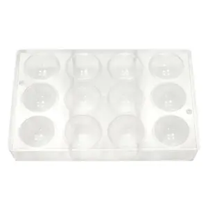 Форма для шоколада "Полусфера", 15 ячеек 32*16 мм, поликарбонат, P.L. Proff Cuisine