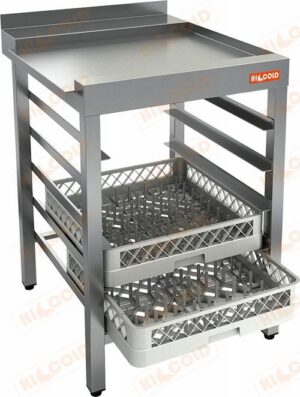 Стол для посудомоечных корзин HICOLD НСДПМ-6/7,4БП