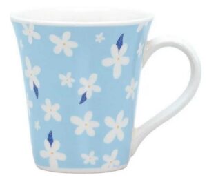 Кружка OXFORD Bazar Tulipa Match голубая 330 мл, D 95 мм, H 105 мм артикул A637-3U6P