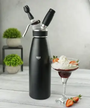 Сифон (кремер) для сливок, алюминий, чёрный, 1 л, P.L.- Barbossa