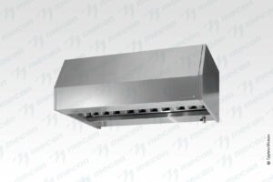 Зонт вытяжной закрытый ЗВЗб - 600*1000*400 "Base", пристенный