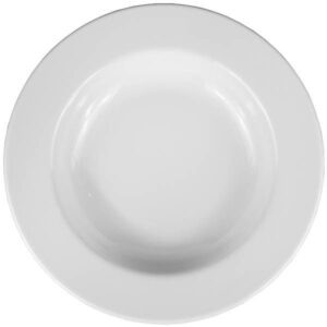 Тарелка Добрушский фарфоровый завод «Тренд» глубокая; 450мл; D24см, фарфор, белый артикул 8С1514