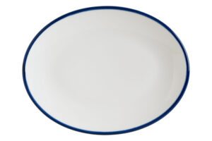 Блюдо овальное Bonna Linea 310х240 мм, синий, форма Мув артикул LNEMAMOV31OV