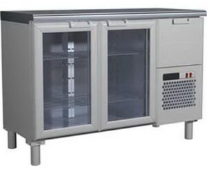 Холодильный стол Carboma 570 Inox Bar T57 M2-1-G 0430-1 корпус нерж, без борта (BAR-250C)