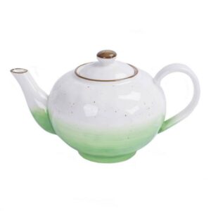 Чайник заварочный P.L. Proff Cuisine The Sun Eco белый, зеленый 600 мл, D 120 мм, H 90 мм артикул 170645