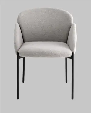 Стул обеденный Melia светло-серый 2 шт.