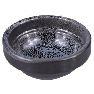 Соусник Борисовская Керамика «Млечный путь бирюза» 30мл; D60, H25мм, фарфор, бирюзовый, черный артикул ФРФ88801861