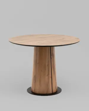 Стол круглый Пулон 100 см столешница HPL дуб вотан