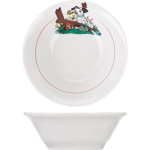 Салатник Добрушский фарфоровый завод Далматинцы 360 мл, D 140 мм, H 50 мм артикул 4С0498