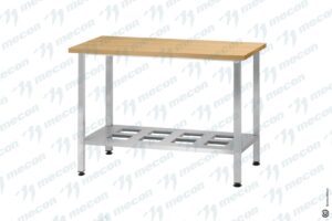 Стол кондитерский СПРн - 1500*800*860 "Norma Inox" (полка-решетка; ножка профильная, тр. 40*40)