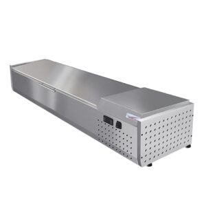 Настольная холодильная витрина ToppingBox НХВкр-5 (с крышкой)