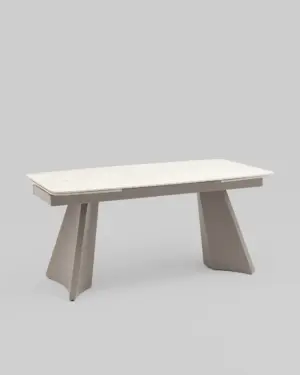 Стол обеденный Eliora 160-240*90 серая керамика