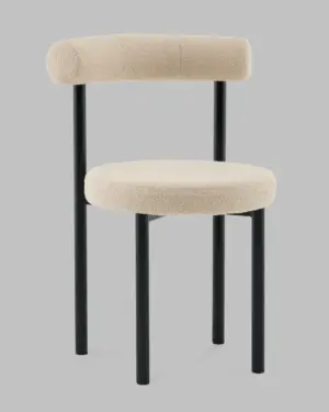 Стул обеденный Флорео букле бежевый