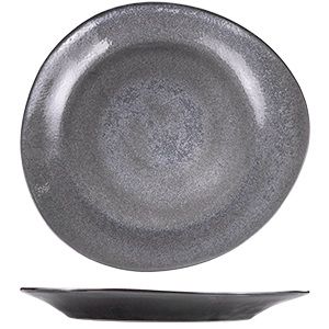 Тарелка Борисовская Керамика «Млечный путь бирюза»; H3, L32, B29см, фарфор, бирюзовый, черный артикул ФРФ88803161