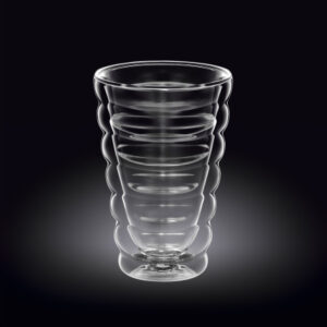 Стакан Wilmax Thermo Glass 400 мл, D 90 мм, H 160 мм, с двойными стенками артикул 888418