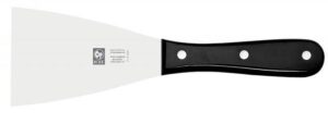 Лопатка кулинарная Icel 260 мм. прямая раб. часть 13*10 см. нерж. черн. артикул 571.6030.13