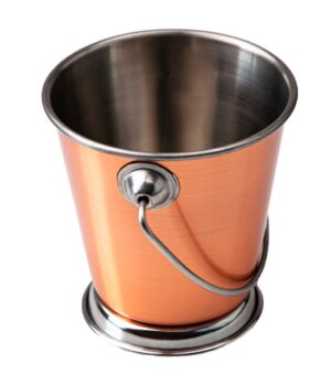 Ведро для закусок MGSteel 350 мл, D 90 мм, H 90 мм, медное артикул BKT9C