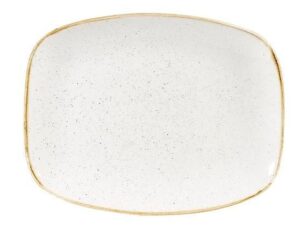 Блюдо CHURCHILL Stonecast Barley White L 261 мм, B 202 мм артикул SWHSOBL31