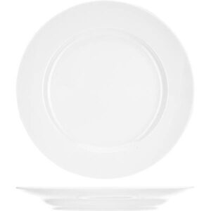Тарелка Добрушский фарфоровый завод «Идиллия» мелкая; D265, H34мм, фарфор, белый артикул 4C0679