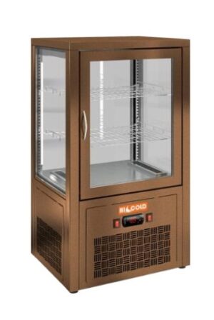 Настольная холодильная витрина HiCold VRC 70 Bronze