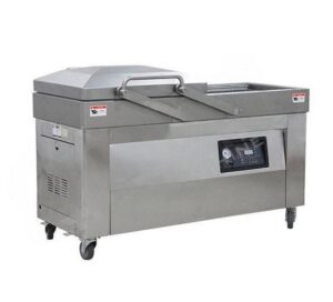 Упаковщик двухкамерный Hualian Machinery DZ-610/2SA SS (нерж., обрезка ) (HVC-610S/2A)