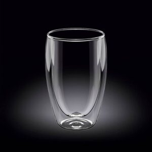 Стакан Wilmax Thermo Glass 400 мл, D 80 мм, H 130 мм, с двойными стенками артикул 888734