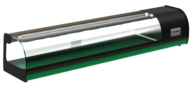 Настольная холодильная витрина Carboma A37 SM 1,5-1 Sushi (ВХСв-1,5 cуши-кейс)