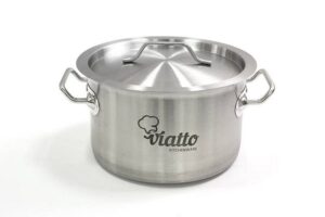 Кастрюля из нержавеющей стали с тройным дном Viatto 101342 артикул 101342