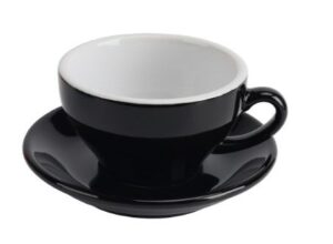 Чайная пара P.L. Proff Cuisine Barista 200 мл, D 96 мм, H 60 мм артикул HJ13081-200SET-WC-BC