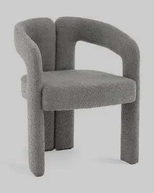 Стул Болинджер букле темно-серый