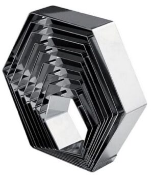 Кольцо кондитерское Martellato 3H4X13 Шестиугольник L 255 мм, B 235 мм, H 40 мм артикул 3H4X13