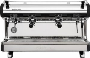 Кофемашина рожковая Nuova Simonelli Aurelia Wave Sem black 2gr + high gr + LED (высокая группа, LED)