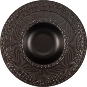 Тарелка для пасты Le CoQ Skalistos 200 мл, D 230 мм, H 40 мм, черный артикул LSKA034NE006230