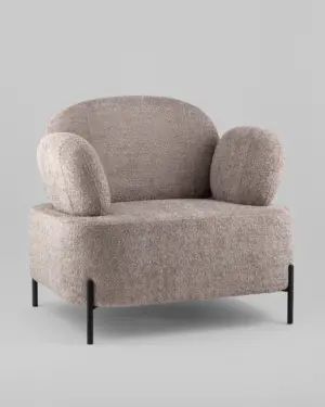 Кресло Кэнди ткань букле капучино