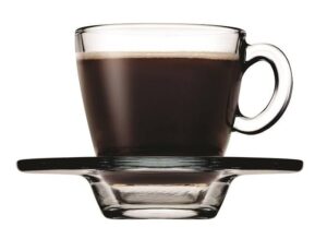 Кофейная пара PASABAHCE Aqua 70 мл, D 97 мм, H 59 мм артикул 95756/b