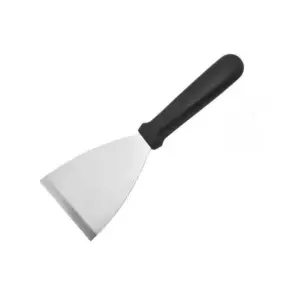 Лопатка металлическая 10 см (118*100),черная пластиковая ручка P.L. Proff Cuisine