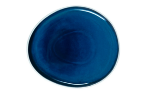 Блюдо Le CoQ Abyssos L 305 мм, B 280 мм, H 40 мм, синий, белый артикул LABY028BL010305