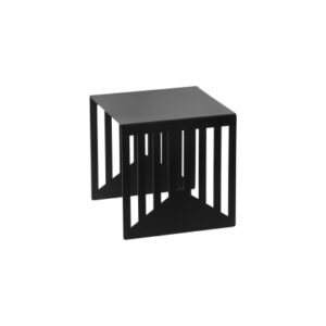 Подставка фуршетная Luxstahl 130х130х130 мм треугольник черный артикул мки345/1