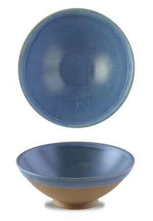 Салатник CHURCHILL Emerge Oslo Blue 1000 мл, D 200 мм, H 80 мм артикул EMBLEU201