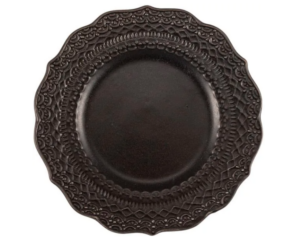Тарелка пирожковая Le CoQ Skalistos D 150 мм, H 20 мм, черный артикул LSKA034NE001150