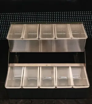 Контейнер для фруктов, металлический корпус, P.L. - BarWare