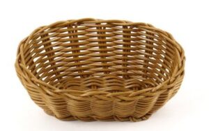 Корзина плетеная Клен коричневая L 170 мм, B 120 мм, H 65 мм артикул кт1902