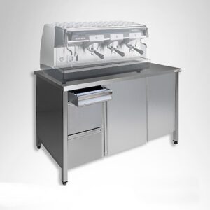 Стол-тумба под кофемашину (со встроенным нок-боксом) Финист СТПкн (1200х600х850)