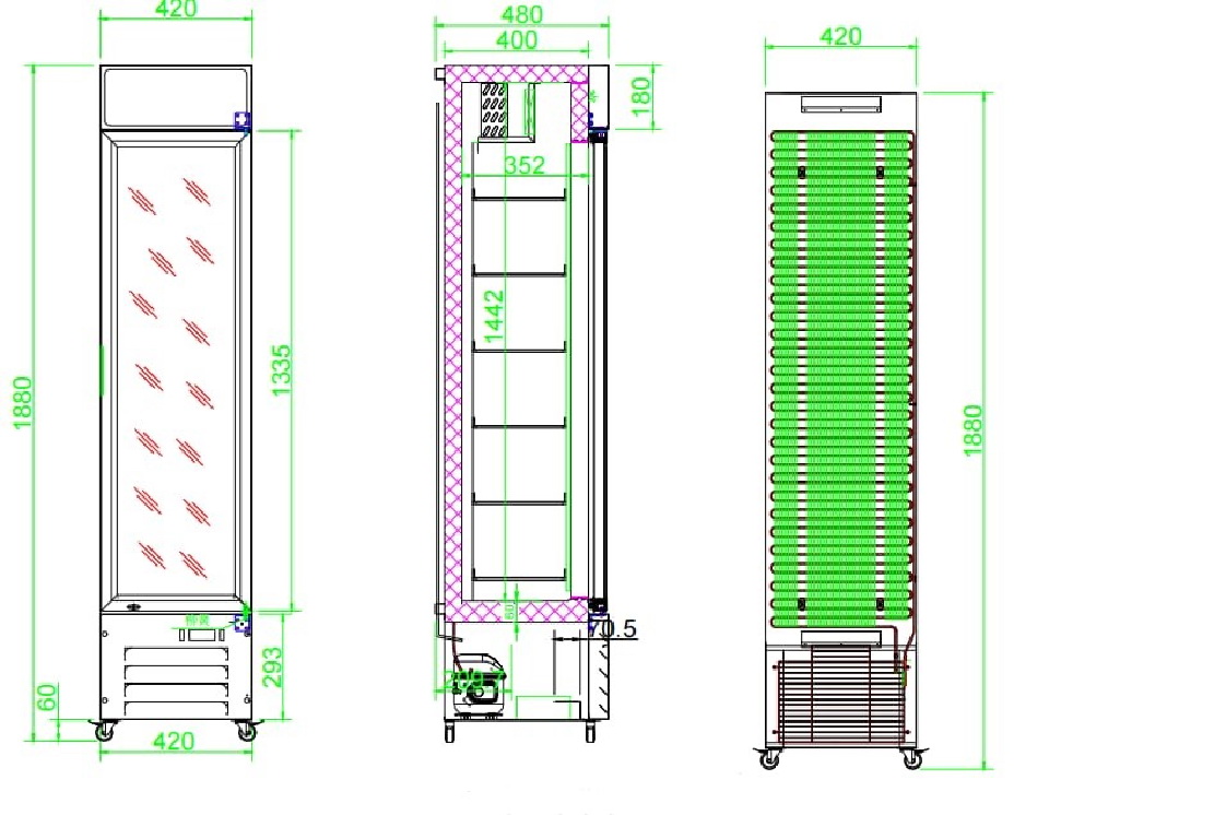 Холодильный шкаф Премьер RB-220H