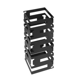 Подставка фуршетная Luxstahl 150х150х355 мм черный артикул мки325/2