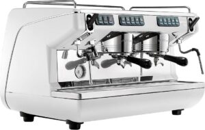 Кофемашина рожковая автоматическая Nuova Simonelli Appia LIFE 2gr V 220V white+high groups+economizer
