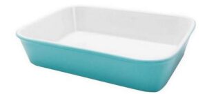 Блюдо для запекания OXFORD 1000 мл, L 220 мм, B 150 мм, H 53 мм белый, голубой артикул CG20-8052