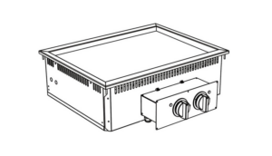 Поверхность жарочная электрическая Apach Chef Line SLDI7FTE8CLR 700 серия встраиваемая