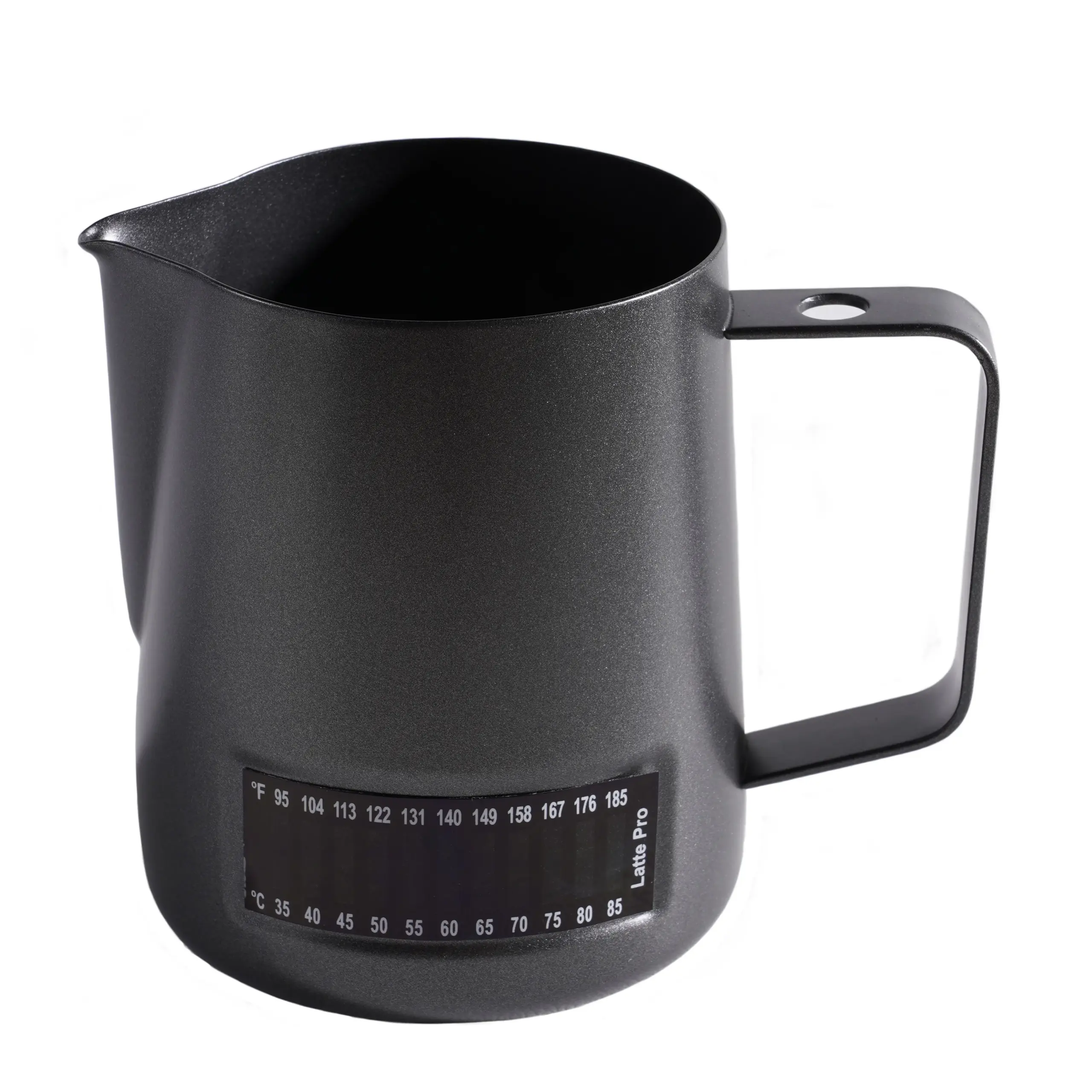 Питчер Latte Pro с температурным индикатором 600 мл,с тефлоновым покрытием, P.L. Proff Coffee